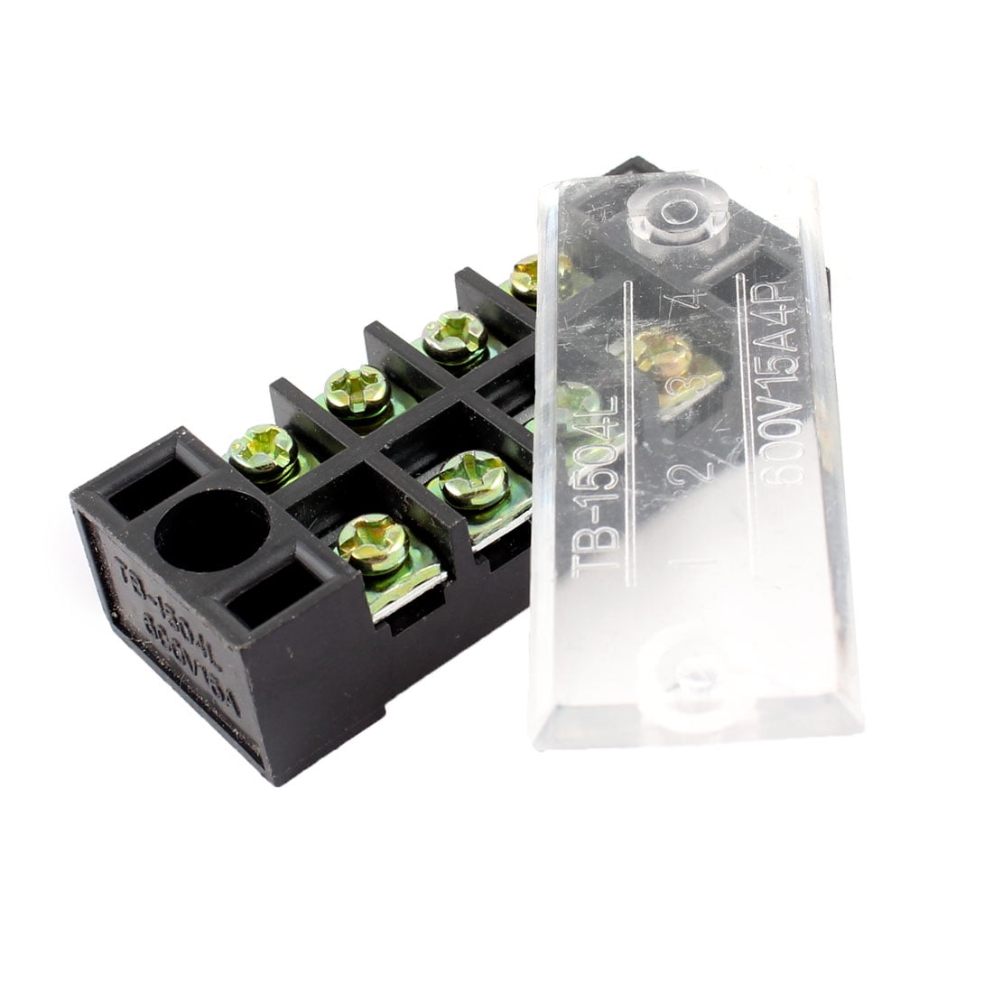 double rang/ée 12 positions 600V 15A Bornier /à vis Bornier /à vis barrette de jonction pour borne pr/é-isol/ée 5 rang/ées